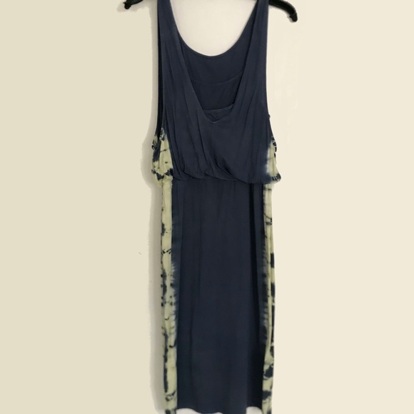 Splendid Kaleidoscope Midi Dress Navy Tie Dye Size Large - Picture 4 of 6